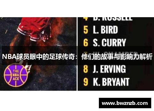 NBA球员眼中的足球传奇：他们的故事与影响力解析